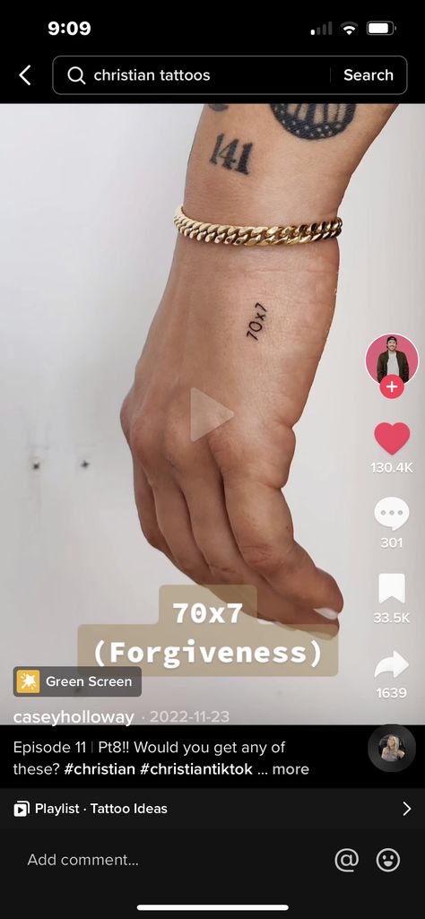 70 X 7 Tattoo, 70x7 Tattoo, Forgiveness Tattoo, V Tattoo, 7 Tattoo, Sleeves Ideas, Boy Tattoos, Dope Tattoos, Tattoos With Meaning