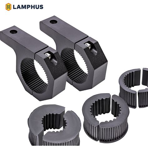 LAMPHUS Cruizer LED Off-Road Light Horizontal Bar Clamp Mounting Kit 1"/ 1.5"/ 1.75"/ 2" [2 Clamps] [Includes Allen Hex Key] [User-friendly] - For Light Bar Bull Bar Tube Clamp Roof Roll Cage Holder >>> Visit the image link more details. (This is an affiliate link) #Automotive Road Light, Led Store, Off Road Led Lights, Bar Clamp, Tube Clamp, Off Road Lights, Custom Bobber, Vertical Bar, Bull Bar