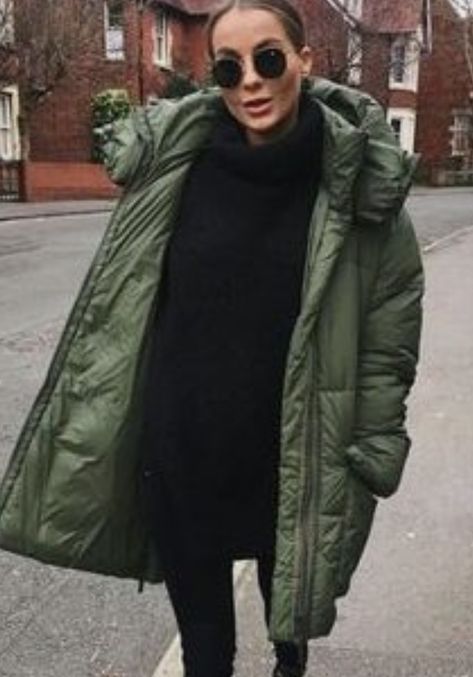 use this link for a coupon on the cutest forest green long puffer that works with any fall outfit and keeps you so warm. it's a must have!! Long Green Puffer Jacket Outfit, Green Puffer Jacket Outfit, Green Puffer Jacket, Green Puffer, Puffer Jacket Outfit, Waist Jacket, Long Puffer, Knitted Hood, Padded Coat