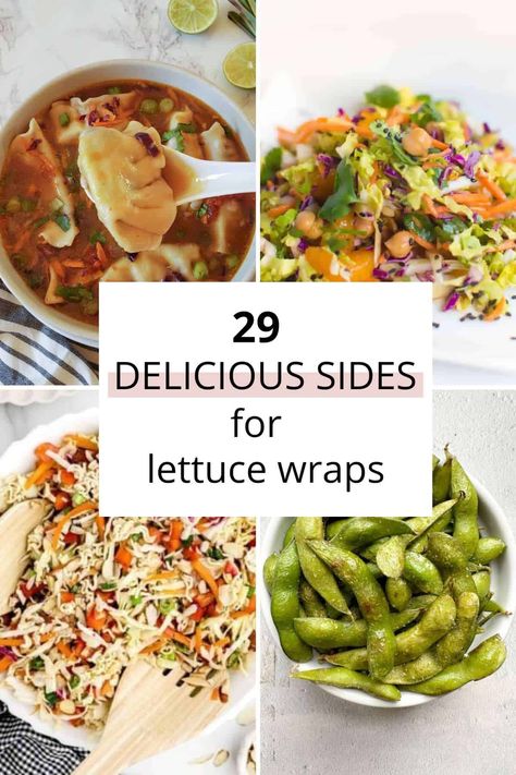 Sides For Lettuce Wraps, What To Serve With Lettuce Wraps, Lettuce Wraps Side Dish, Side Dish For Lettuce Wraps, Stuffed Lettuce Wraps, Sides For Wraps Healthy, Vegan Lettuce Wraps Pf Changs, Lettuce Wraps Pf Changs Recipe, Korean Lettuce Wraps