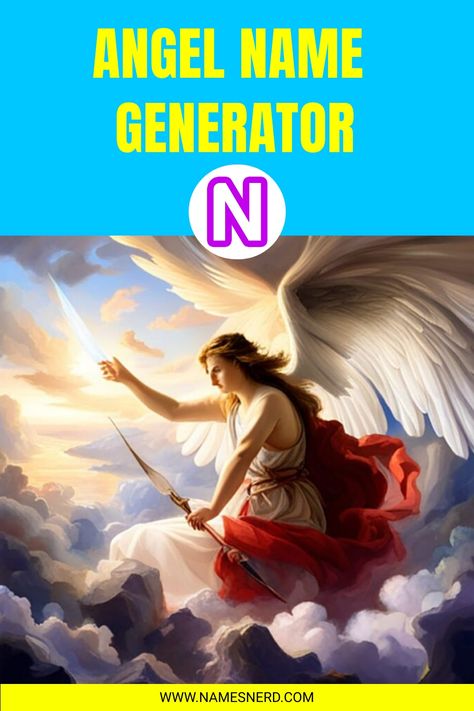 Discover the divine and celestial realm of angels with our angel name generator! Create heavenly names inspired by mythology and religion. Female Angel Names, Angel Names List, Heavenly Names, Angel Names, Angel Name, Four Archangels, Jewish Beliefs, Celestial Realm, The Last Judgment