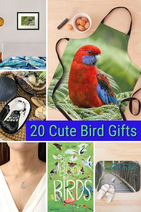 20 Cute Bird Gifts For Bird Lovers Under $200 – Bird Watch World Drinking Bird, Gifts For Bird Lovers, Australian Decor, Parrot Feather, Aussie Christmas, Australian Christmas, Sterling Silver Owl, Australian Wildlife, Diy Birds