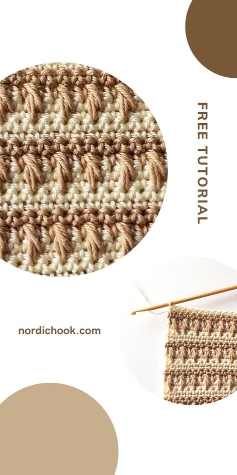 This free crochet tutorial shows how to make a modified caramel stitch step by step. It includes photo instructions. This stitch has a very nice texture and it is reversible, so both sides look beautiful! #learntocrochet #beginnercrochet #crochet #tutorial #crochetstitch #crochettutorial Stitch Step By Step, Crochet Stitch Tutorial, Stitch Tutorial, Crochet Stitches Tutorial, Crochet Stitch, Crochet Inspiration, Learn To Crochet, Crochet For Beginners, Community Board