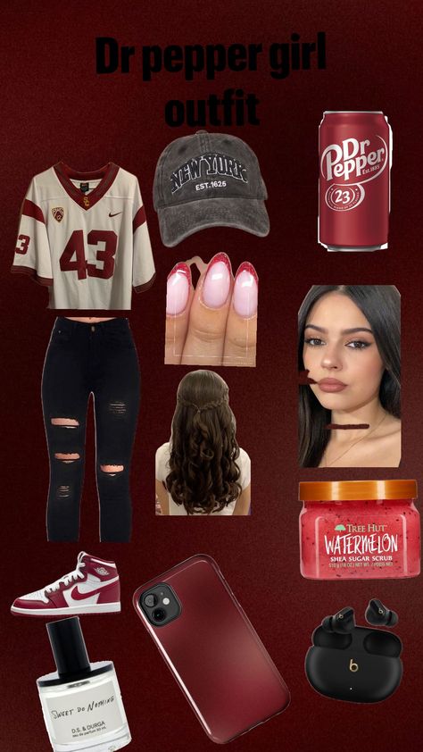 Dr pepper outfit #cute #treehut #trending #trendy #outfit #pickone #pickanoutfit #inspo Dr Pepper Outfit, Outfit Cute, Dr Pepper, Trendy Outfit, Beautiful Outfits, Scrubs, Watermelon, Girl Outfits, Stuffed Peppers