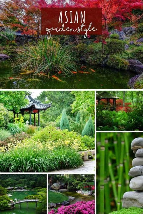 Japanese Front Yard Landscaping Ideas, Japanese Garden In Florida, Small Japanese Garden Diy, Asian Garden Backyard, Asian Garden Ideas, Chinese Garden Landscape, Chinese Garden Design, Japanese Garden Style, Fantasy Gardens