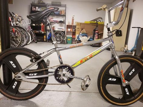 1994 GT Mach One - BMXmuseum.com Gt Bicycles, Mach One, Gt Bikes, Gt Bmx, Bmx Cruiser, Vintage Bmx Bikes, How To Clean Chrome, Bmx Bicycle, Bmx Bikes