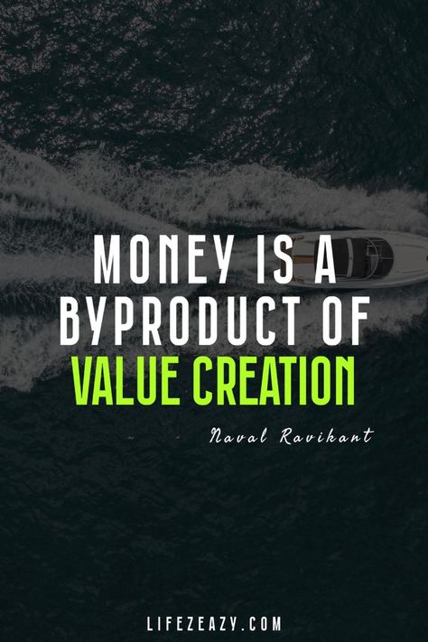 Money is a byproduct of value creation. #money #quotes #moneyquotes #motivational Money Quotes Motivational, Financial Motivation, Quotes Motivational, Money Mindset, Money Quotes, More Money, Just Do It, Business Women, Words Of Wisdom