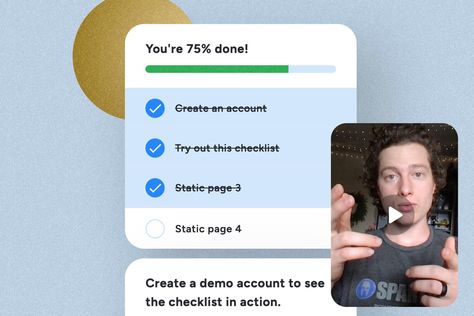 From Webflow: "Happy Wednesday! I have an exciting new freebie from the Memberstack team here 🎉 TLDR: it's a working onboarding checklist! It comes with all the code you need in the site settings + a full tutorial video on the page. All of the UI is 100% Webflow, so you can adapt this to create a customizable onboarding checklist that tracks the user's progress and provides a great user experience. You just need Memberstack to keep track of the progress. Works with static pages AND CMS pages to Onboarding Ui, Onboarding Checklist, Webflow Templates, Welcome Gif, How To Code, Ui Elements, Tutorial Video, Free Sites, Happy Wednesday