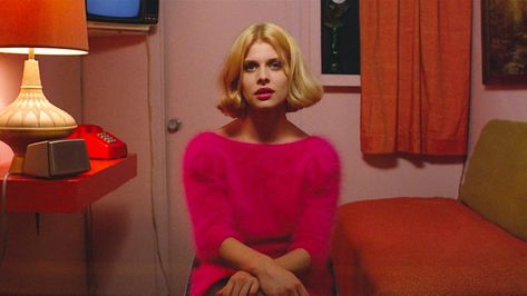 Paris Texas Film, Pull Angora, Harry Dean Stanton, Jean Renoir, Nastassja Kinski, Jean Seberg, Pink Sweater Dress, Septième Art, Movie Shots