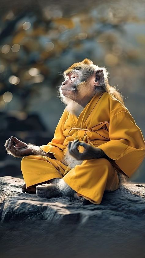 Monkey Pic, Monkey Mind, Al Qur'an Photography, Starlight Princess, Animal Illustration Art, Meaningful Pictures, Hanuman Pics, Monkey Art, Creative Industry