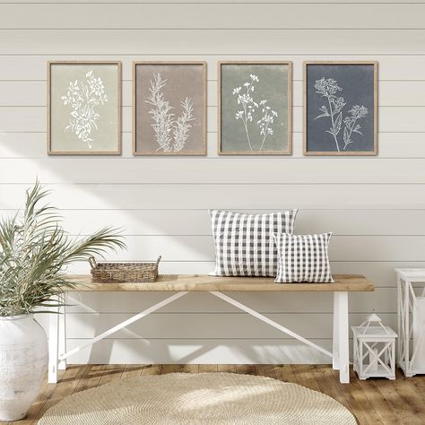 Framed Boho Wall Art Set of 4 for Wooded Minimalist Botanical Print Wall Art for Rustic Vintage Farmhouse Home Kitchen Wall Decor (Brown, 11x14) Farmhouse Bedroom Wall Decor, Rustic Farmhouse Kitchen Decor, Laughter Yoga, Wall Art Set Of 4, Whimsical Wonderland, Rustic Farmhouse Kitchen, Farmhouse Wall Art, Wall Decor Set, Farmhouse Homes