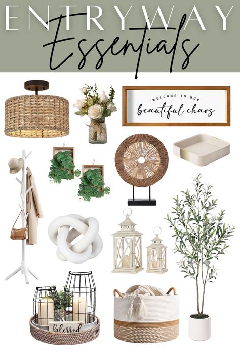 🌿 Love this entryway look? Now you can shop the exact pieces to achieve a similar vibe in your home. From decor accents to functional storage, these handpicked items will help you style your entryway with ease. 🛒🌟 #EntrywayDesign #ShopTheLook #LifeAndStyleByJilian

As an Amazon Associate, I earn from qualifying purchases. Rustic Gallery Wall, Boho Entryway, Nordic Boho, Large Woven Basket, Rattan Light Fixture, Elegant Entryway, Rustic Inspiration, Entryway Inspiration, Rustic Entryway