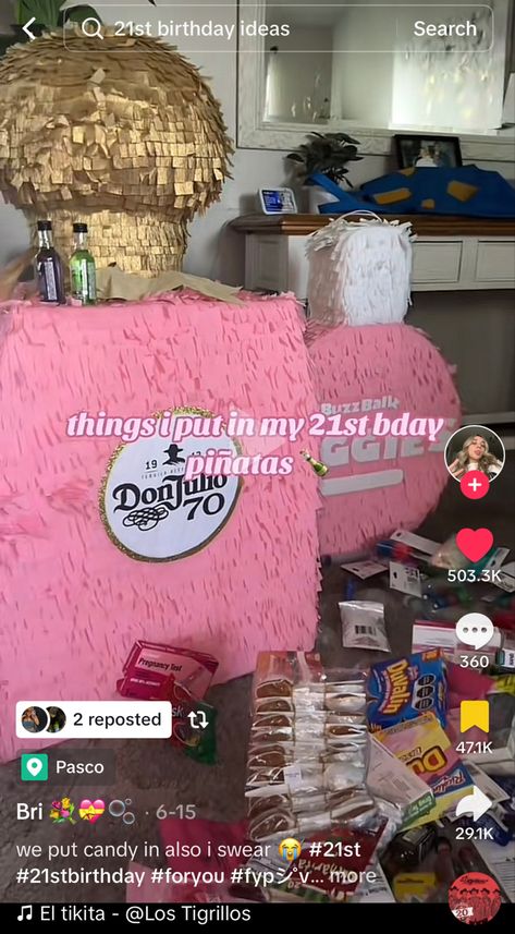 21st Pinata, Birthday Inspo, Pregnancy Test, 21st Birthday, Candy, Collage, Birthday, Pins, Quick Saves