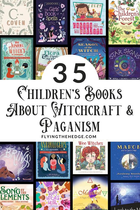 Witchcraft Books For Kids, Spiritual Books For Kids, Imbolc For Kids, Witchy Parenting, Pagan Homeschooling, Witches Library, Book Hoarding, Pagan Parenting, Mabon Altar