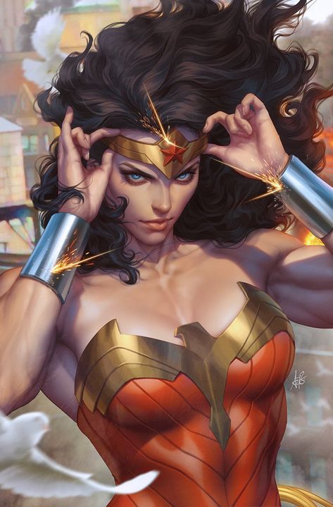 (1) Stanley Artgerm™ Lau (@Artgerm) / Twitter Stanley Lau, Stanley Artgerm, Tom King, Wonder Woman Artwork, Amazon Warrior, Wonder Woman Art, Univers Dc, By Any Means Necessary, Arte Dc Comics