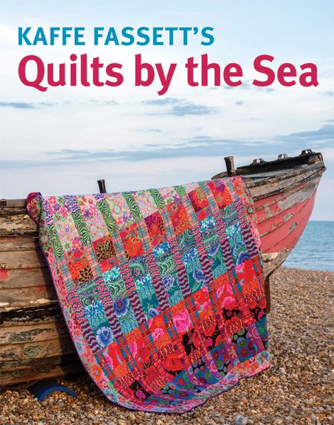 Quilts by the Sea - Kaffe Fassett Studio Norman Conquest, Quilt Display, Kaffe Fassett Quilts, Brick Garden, Kaffe Fassett Fabric, Rocky Shore, Wild Beauty, Quilt Stores, Free Spirit Fabrics