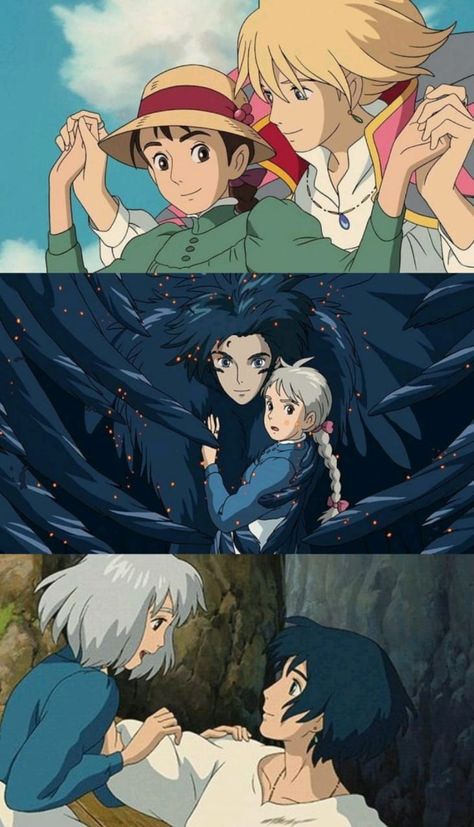 Howls Moving Castle Official Art, Howls Moving Castle Castle Drawing, Howell And Sophie, Howls Moving Castle Screenshots, Howls Moving Castle Howl And Sophie, Howl And Sophie Fanart Kiss, Howls Moving Castle Garden, Howls Moving Castle Manga, Howell's Moving Castle