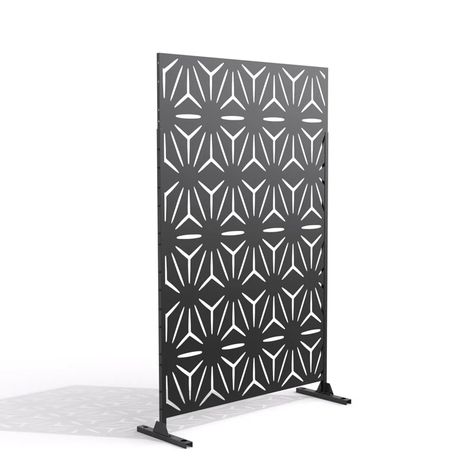 UIXE Series Metal Privacy Screen & Reviews | Wayfair Outdoor Privacy Screen Panels, Privacy Screen Garden, Screen Garden, Fence Outdoor, Metal Privacy Screen, Outdoor Privacy Screen, Garden Screen, Garden Privacy Screen, Patio Privacy Screen