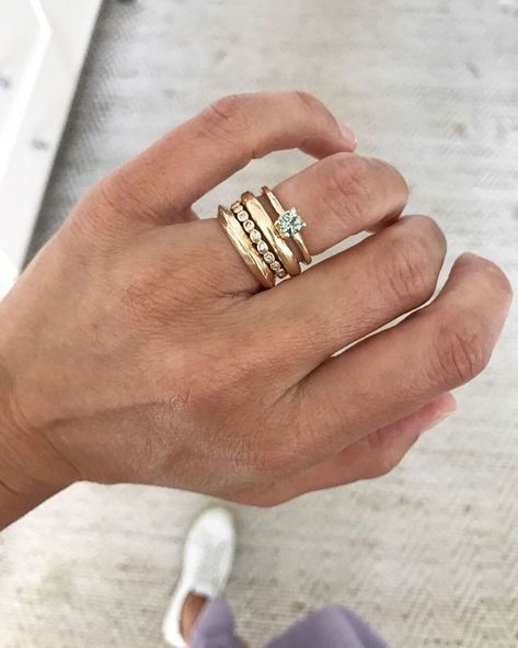 Stacking Rings Wedding, Stacked Jewelry, Put A Ring On It, I Love A, Fine Jewelry Designers, Jewelry Inspo, Meghan Markle, Wedding Ring Sets, Love A