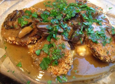 Eggplant Marsala for Meatless Mondays... or Tuesdays, Wednesdays, Thursdays, etc. :-) Marsala Recipes, Marsala Recipe, Cauliflower Puree, Vegetarian Desserts, Cheesy Cauliflower, Chicken Marsala, Healthy Instant Pot Recipes, Pescatarian Recipes, Vegetarian Cooking