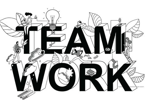 TeamWork Illustration affinity ux digital art designers graphic illustrator mobile website web app branding vector design logo typography ui illustration Teamwork Illustration, Team Work Motivation, App Branding, Recycled Magazine Crafts, Ui Illustration, Finance Accounting, Recycled Magazine, Logo Creator, Wall Text