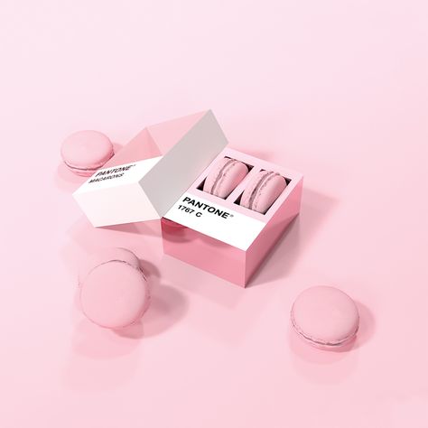 Metallic Packaging, Macaron Packaging, Macaron Boxes, Luxury Packaging Design, Bakery Boxes, Dessert Packaging, W Design, Bakery Packaging, Pantone Colors