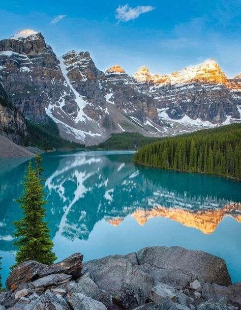 Calgary/Banff Visitors | Moraine Lake is often referred to as the "Crown Jewel of Banff National Park." Located in the Valley of the Ten Peaks, Moraine Lake is a glacial lake ... | Facebook Glacial Lake, Banff National Park Canada, Moraine Lake, Banff National Park, Crown Jewels, Vacation Ideas, Vacation Trips, The Valley, Calgary