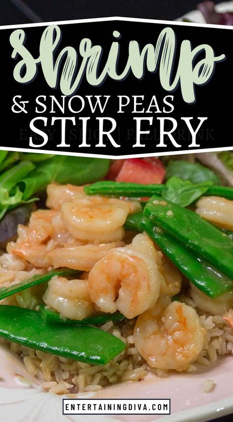 Stir Fry With Oyster Sauce, Snow Peas Stir Fry, Snow Pea, Summer Food Party, Jello Shot, Garlic And Ginger, Shrimp Stir Fry, Fry Recipes, Easy Party Food