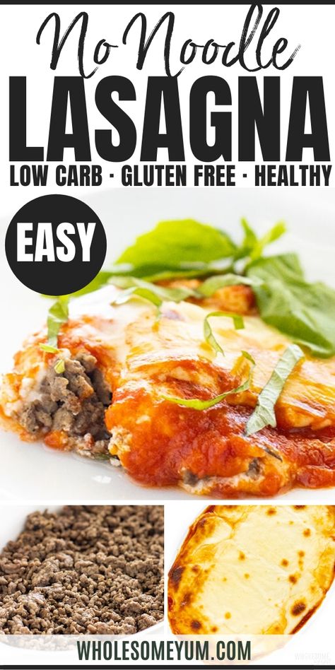 Easy Keto Lasagna Bake, Noodle Free Lasagna, Keto Lasagna Bake, No Noodle Lasagna Keto, Lasagna Noodle Alternatives, Alternative To Lasagna Noodles, Keto Lazy Lasagna, Keto Crockpot Lasagna, Bariatric Lasagna Recipes