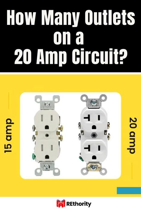 How Many Outlets On One Circuit, Electrical Wiring Outlets, Add Electrical Outlet, Wiring Outlets, How Electricity Works, Installing Electrical Outlet, Wiring A Plug, Electrical Switch Wiring, 3 Way Switch Wiring