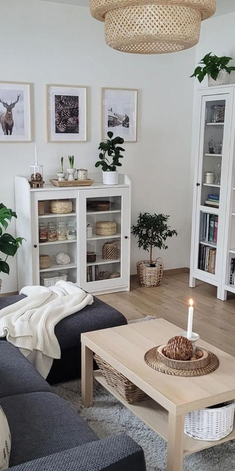 Hauga Ikea Living Room, Ikea Inspirations, Billy Ikea, Open Living Room Design, Best Ikea Hacks, Ikea Inspiration, Ikea Living Room, Ikea Furniture Hacks, Indie Room Decor