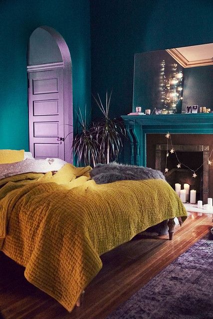 10+ Best Ideas About Jewel Tone Bedroom On Pinterest | Tea… | Flickr Jewel Tone Bedroom, Bohemian Bedrooms, Bedroom Purple, Teal Bedroom, Eclectic Bedroom, Yellow Bedroom, Bohemian Bedroom Decor, Bed Sets, Retro Home Decor