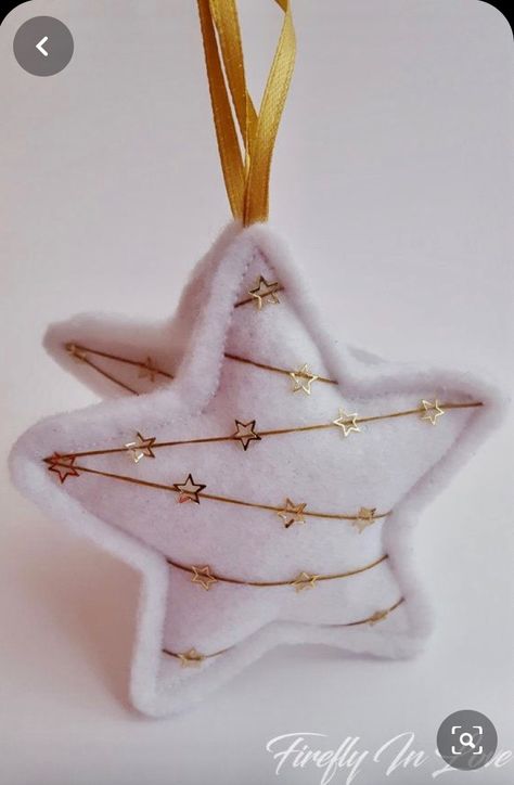 Chirstmas Decor, Felt Crafts Christmas, Fun Ornaments, Christmas Felt, Felt Christmas Decorations, Felt Decorations, Felt Christmas Ornaments, Christmas Sewing, White Star