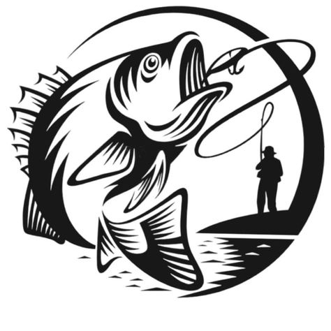 Fishing Svg, Sport Fishing, Fishing Rod, Fishing, Print Design, Thread, Cricut, Fish, Vinyl