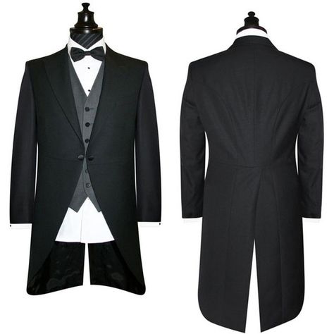 Tail Suit, Penguin Suit, Tuxedo With Tails, Tuxedo Bow Tie, Black Tie Formal, Clothespin Dolls, Tuxedo Suit, Cool Outfits For Men, Wedding Suits Men