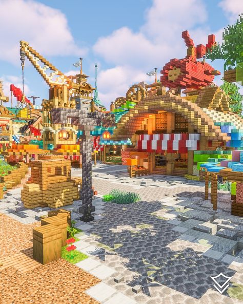 The ULTIMATE Medieval Minecraft Lobby & Minigames Map! ✅ FREE DOWNLOAD is available from the Varuna Store! —— Follow: @varunallc Follow: @varunallc Follow: @varunallc —— Map by: Varuna Studios —— © Copyright VarunaLLC. —— #architecture #creativemode #customminecraft #design #digital #digitalarchitecture #minecraft #minecraftaddon #minecraftarchitects #minecraftarchitecture #minecraftbuild #minecraftbuildideas #minecraftbuildingideas #minecraftbuildingtutorial #minecraftbuildteam #minecraft... Circus Minecraft Ideas, Minecraft Town Fillers, Minecraft Lighthouse Medieval, Minecraft Factory Interior, Minecraft Street Ideas, Enchantment Table Minecraft, Minecraft Town Hall Ideas, Minecraft Windmill Design, Minecraft Village Blueprints