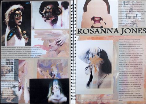 2. Rosanna Jones Artist Study Rosanna Jones Artist Page, Rosanna Jones Photography, Rosanna Jones, Photography Gcse, Folio Ideas, Artist Research Page, Art Identity, Artist Research, Igcse Art