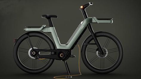 Bike Concept, Bike Stand, Cargo Bike, Honda Motorcycles, Commuter Bike, Bike Design, E Bike, Electric Bicycle, Electric Motor