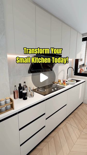 Homecraft Designer on Instagram: "Transform your small kitchen into a functional masterpiece with these essential design tips!🏠✨ Don’t miss out on these must-know storage hacks for a clutter-free space.

#kitchen #kitchendesign #interiordesign #home #homedecor #homeimprovement #homecraft" Small Kitchen Cabinets Ideas Layout, Small Kitchen Space-saving Ideas, Kitchen Ideas For Small Spaces Modern, Kitchen Functionality Ideas, Kitchen Storage Ideas For Small Spaces, Organizing Small Kitchen, Kitchen Ideas Small Spaces, Space Saving Kitchen Ideas, Small Kitchen Colors Schemes