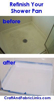 Refinish your fiberglass shower pan to look new again. Replacing Shower Floor Pan, Paint Shower Insert, Paint Fiberglass Shower Stall, Fiberglass Shower Makeover Diy, Fiberglass Shower Makeover, Shower Pan Ideas, Small Shower Stall Remodel, Diy Shower Pan, Fiberglass Shower Stalls