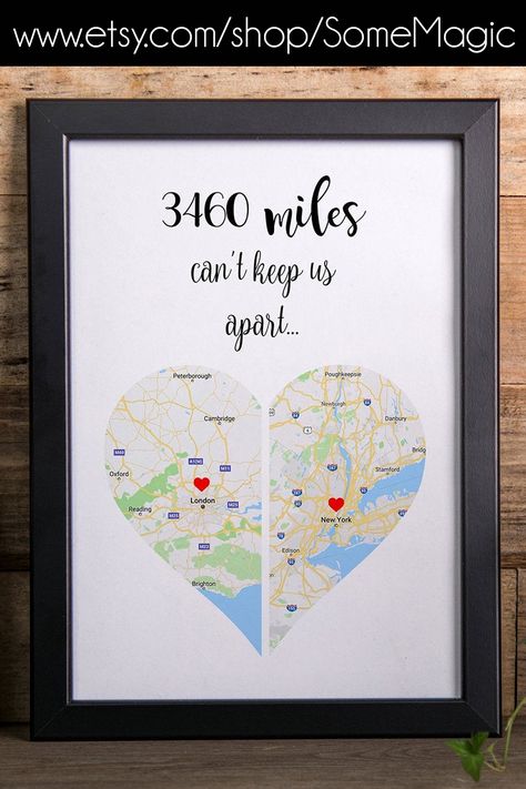 Long distance relationship gift, boyfriend gift, girlfriend gift, personalized gift, personalized Long Distance Gift Ideas For Boyfriend, Gifts For A Long Distance Boyfriend, 1 Year Anniversary Gift Ideas For Him Long Distance, Customized Gift Ideas For Boyfriend, Long Distance Relationship Craft Ideas, Long Distance Wedding Ideas, Crafts For Long Distance Relationships, Symbolic Gifts For Him, Cute Gift For Long Distance Boyfriend