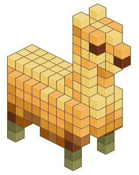 Minecraft Llama, Case Minecraft, Minecraft Idea, Mine Minecraft, Minecraft Statues, Minecraft Images, Minecraft Structures, Minecraft Banner Designs, Minecraft Banners