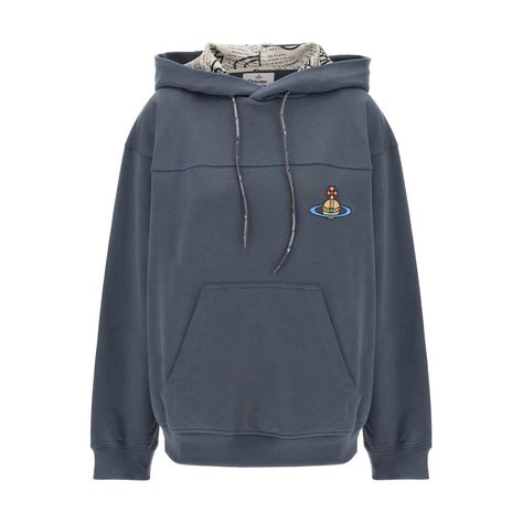 The Fresh Hoodie By Vivienne Westwood Is Made Of Organic Cotton And Features Exposed Stitching And The Embroidered Orb On The Chest. It Also Has A Kangaroo Pocket, Ribbed Edges, And A Relaxed Fit. The Model Is 187 Cm Tall And Wears Size L. Material: 100% Co Size Info: Unisex Color: Grey Brand Code: 3i01000nj006o Season: 2024 Condition: Authentic, Brand New Check Out Ellessy Boutique's Closet For More Designer Deals. New Items Are Added Daily. Shipping And Processing Time: Please Note That Orders Fresh Hoodie, Vivienne Westwood Bags, The Vivienne, Pleats Please Issey Miyake, Hoodies For Sale, Cotton Hoodie, Cotton Style, Vivienne Westwood, Womens Backpack