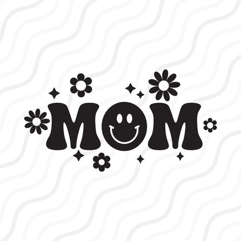 Mom Svg Files Free, Freshie Designs, Mama Svg Free, 50th Birthday Svg, Boho Mama, Groovy Svg, Cut Table, Business Art, Diy Shadow Box