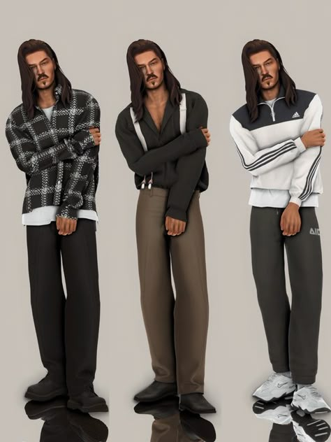 Bear ♡ | simsaula Flannel Sims 4 Cc Male, Ts4 Cc Mens Clothes, Sims 4 Cc Farm Clothes Male, Sims4 Male Lookbook, Free Sims 4 Cc Clothes Male, Sims 4 Guys Clothes, Sims 4 Male Pajamas, Sims 4 Male Clothes Maxis Match Patreon, Sims 4 Mens Clothes Cc Patreon