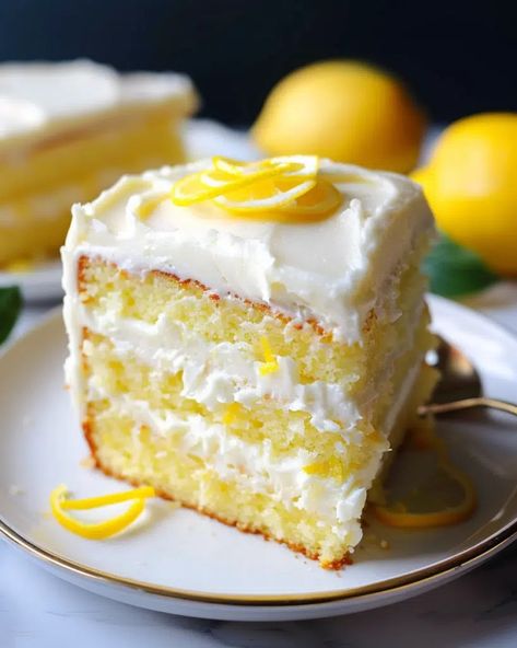 This sunny lemon velvet cake is pure citrus bliss! The tender cake layers and luscious lemon cream cheese frosting make for the ultimate taste of springtime. Vanilla Lemon Cake Recipe, Lemon Cake With Cream Cheese Frosting, Lemon Cheese Layer Cake, Small Lemon Cake, Cooktop Cove Lemon Velvet Cake With Lemon Cream Cheese Frosting, Citrus Cake Recipe, Lemon Creme Cake, Stove Recipes, Lemon Velvet Cake