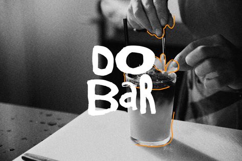 Social Media - Dobar on Behance Mixologist Logo Design, Branding Social Media Design, Dive Bar Branding, Bar Social Media Design, Bar Branding Design, Bar Graphic Design, Cocktail Branding, Bar Social Media, Club Social Media