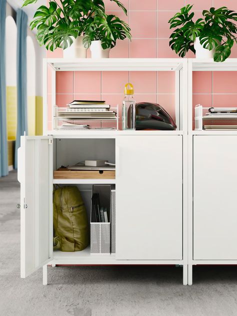 Trotten Cabinet, Ikea Trotten, Scandi Office, Spacious Office, Flexible Space, Cosy Corner, Sound Absorbing, Smart Storage, Co Workers