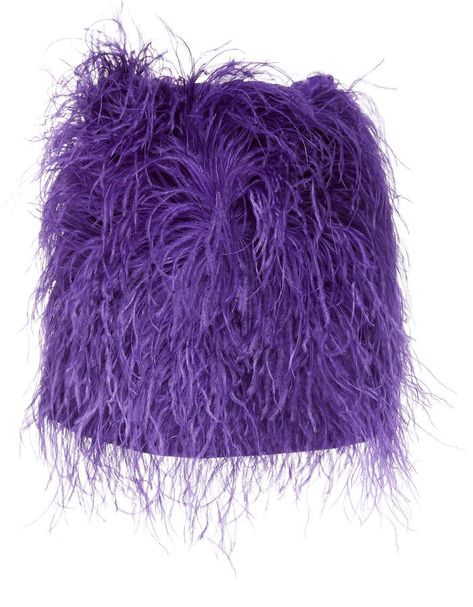 N 21 N°21 Feather Applique Skirt Purple Top Aesthetic, Feathers Clothes, Feather Trim Mini Skirt For Party, Spring Feather Trim Fitted Mini Skirt, Luxury Feather Trim Skirt For Women, Purple Feather Top, Feather Clothing, Feather Mini Skirt, Feather Applique