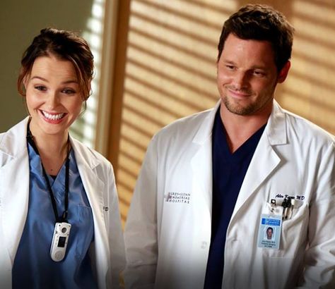 Alex and Jo Season 12 Grey's Anatomy Greys Anatomy Alex, Alex And Jo, Greys Anatomy Couples, Justin Chambers, Greys Anatomy Episodes, Jo Wilson, Alex Karev, Grays Anatomy Tv, Mark Sloan